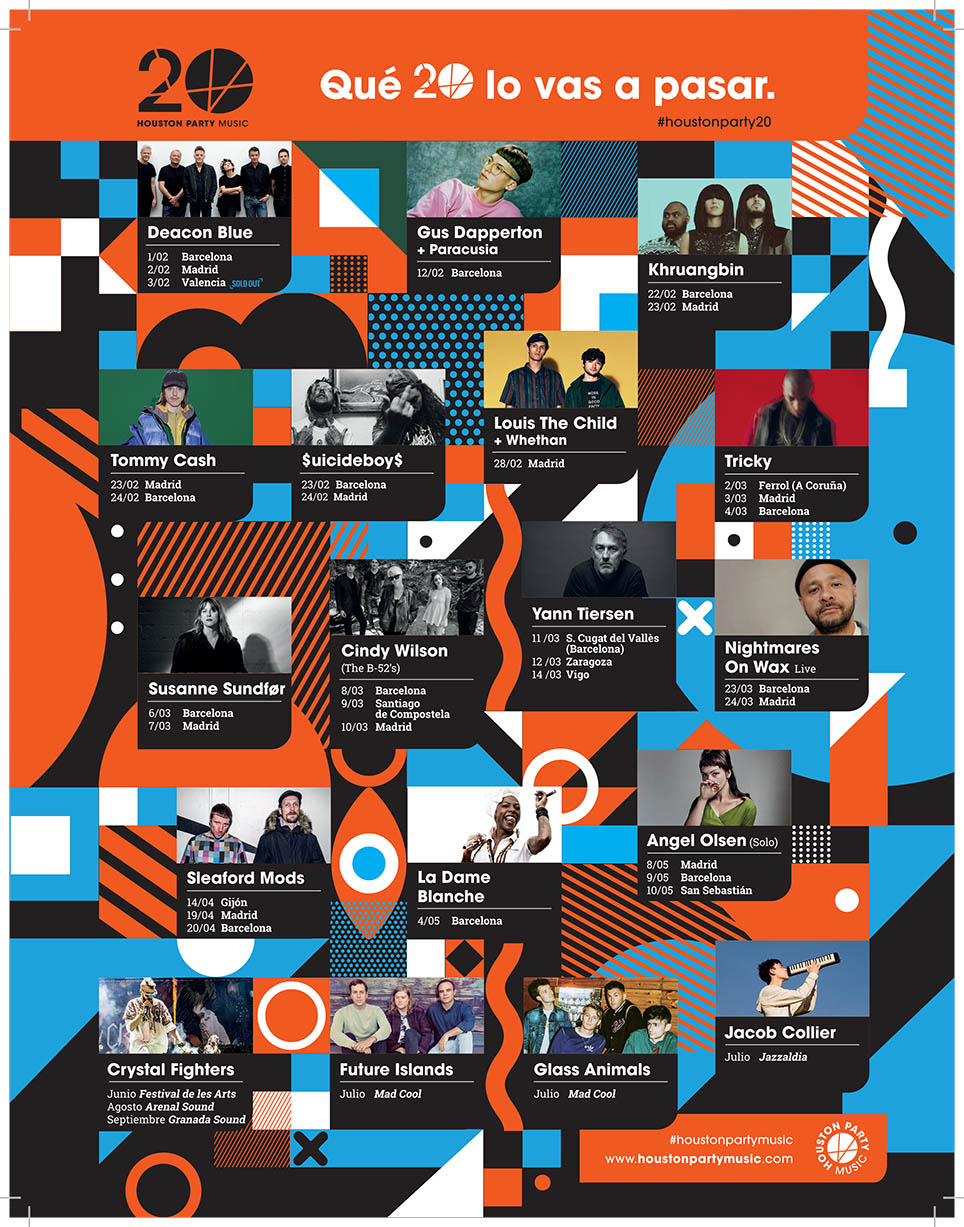 Houston Party Music - 20 Aniversario